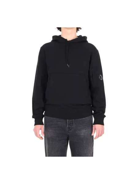 Bluza z kapturem C.p. Company polarowa z kapturem czarna