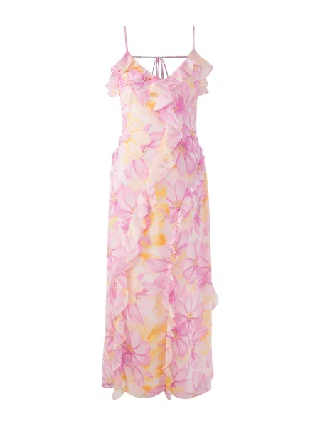 Trendyol Rochie deschis / roz galben