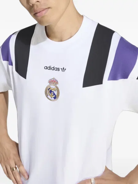 Pantaloni Adidas alergare alb