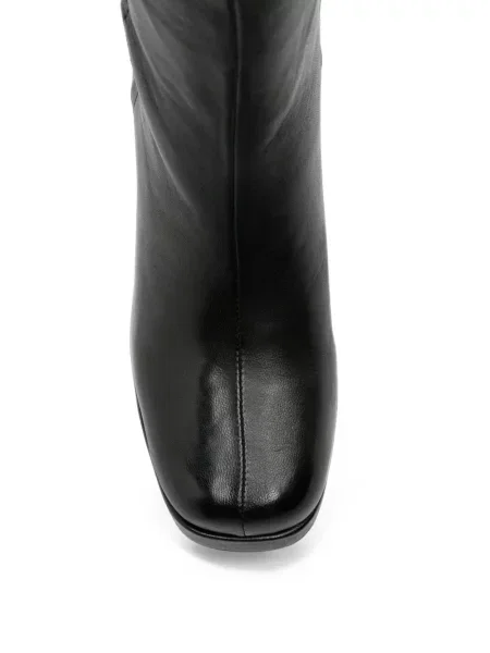 Botine Bruno Premi din piele cu platformă negru