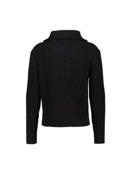 Sweter z golfem Hugo czarny