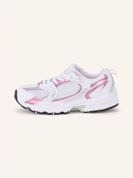New Balance Sneakersy / stříbrná / růžová bílá