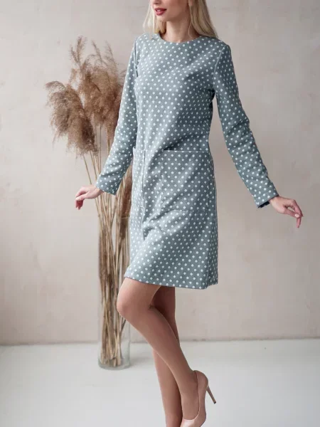 Сукня міні LadyLike текстиль зелений