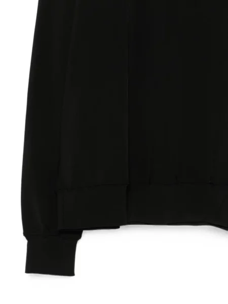 Lung pulover Rick Owens cu decolteu rotund negru