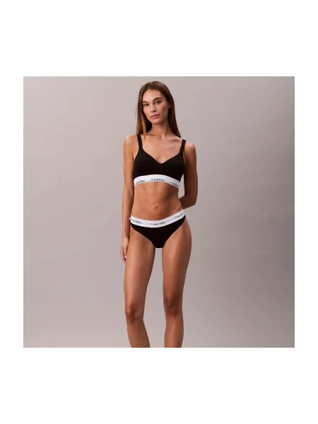 Modál melltartó Calvin Klein Underwear fekete