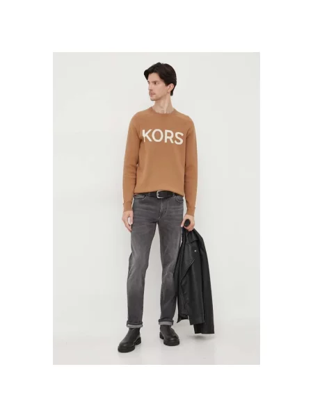 Sweter Michael Kors beżowy
