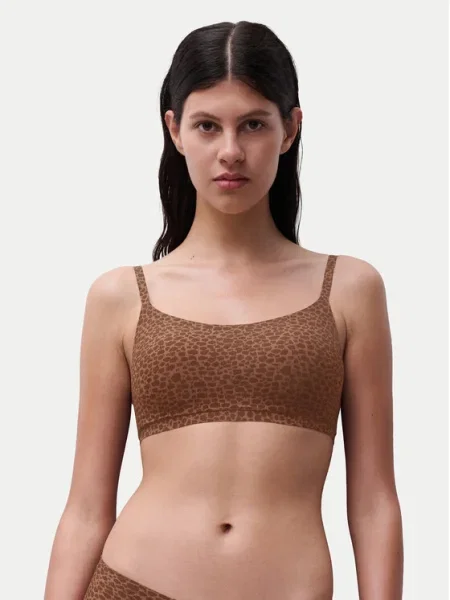 Chantelle Melltartó felső Soft Stretch barna
