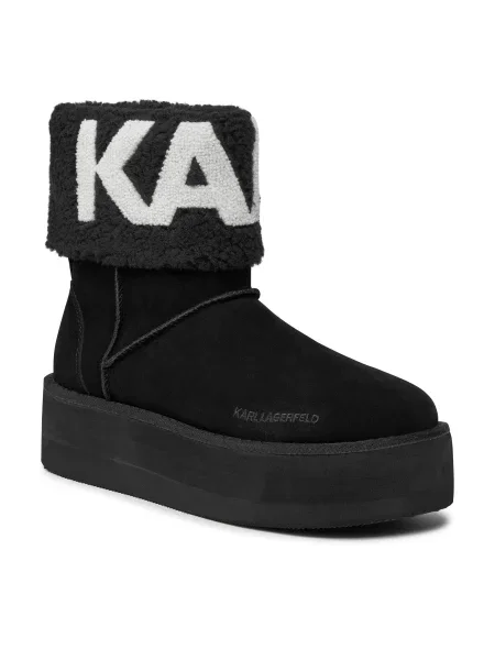KARL LAGERFELD Cizme de zăpadă negru