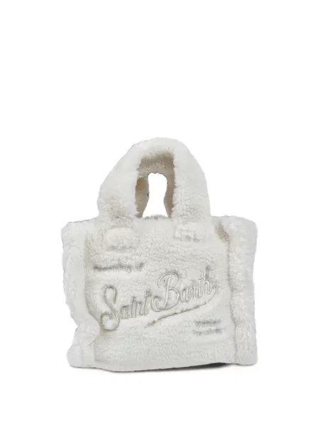 Ursuleț de pluș geantă shopper Mc2 Saint Barth alb