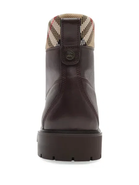 Botine Burberry din piele maro