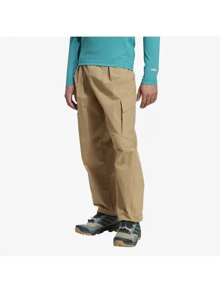 Cargo nohavice Adidas Performance béžová