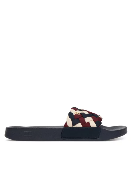 Natikači Tommy Hilfiger Th Braided Pool Slide Pisana