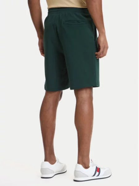 Tommy Hilfiger Športne kratke hlače Essential Terry zelena