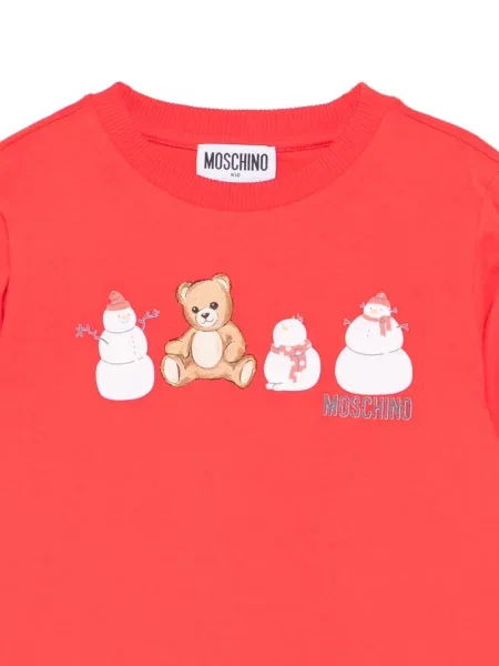Koszulka dziecięca Moschino czerwona