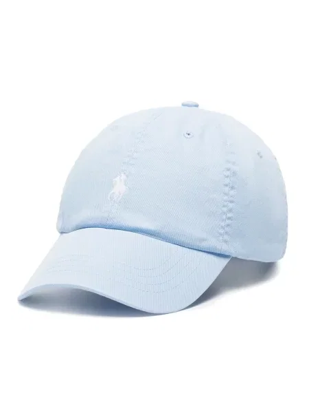 Siuvinėtas klasikinis drobė kepurė su snapeliu Polo Ralph Lauren juoda