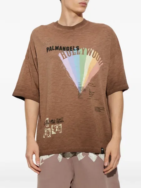 Tricou Palm Angels maro