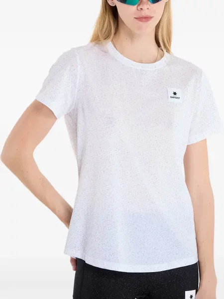 Tricou Saysky cu decolteu rotund alb