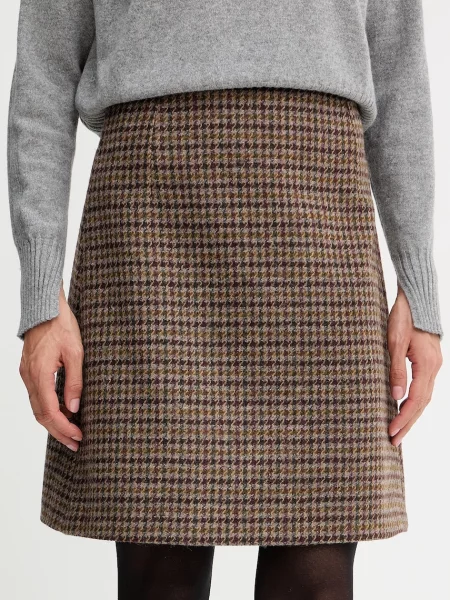 Weekend Max Mara Fustă trapez Vata Maro bordo