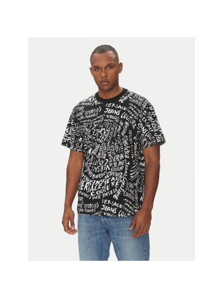 Versace Jeans Couture Póló Regular Fit fekete