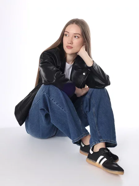 Широкі джинси YUKI синій