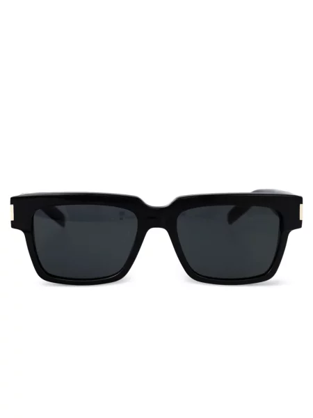 Ochelari de soare pătrați Saint Laurent Eyewear negru