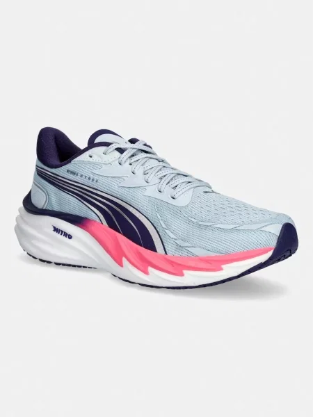 PUMA Bežecká obuv Puma x Hyrox Velocity Nitro™ 4 námornícka / modrosivá / striebornosivá modrá