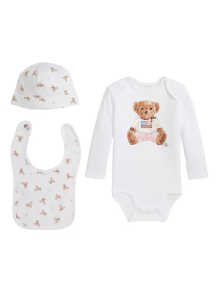 Koszulka polo dziecięca Polo Ralph Lauren biała