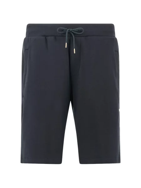 Pantaloni scurți Paul & Shark din fleece albastru