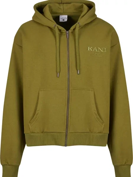 Karl Kani Mikina Rhinestone olivová