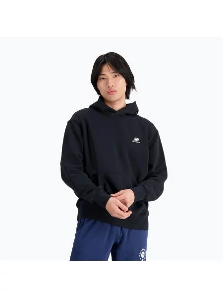 Bluza New Balance Hoops Fleece Hoodie black czarna
