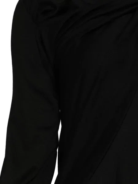 Rochie Junya Watanabe asimetrică drapată negru