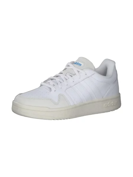 Sneakersy Adidas Cloudfoam skórzane do koszykówki białe