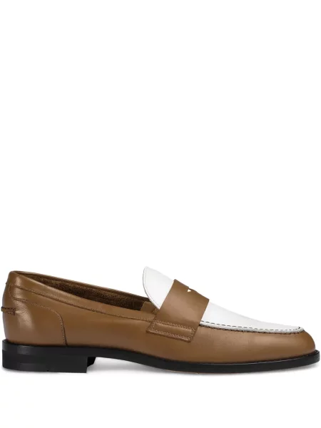 Pantofi loafer Doucal's din piele maro