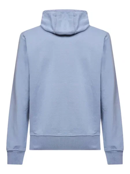 Суичър с качулка Stone Island камъни синьо