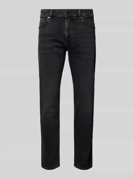 Jeansy o kroju regular fit z naszywką z logo model ‘ONYX’ Boss Orange
