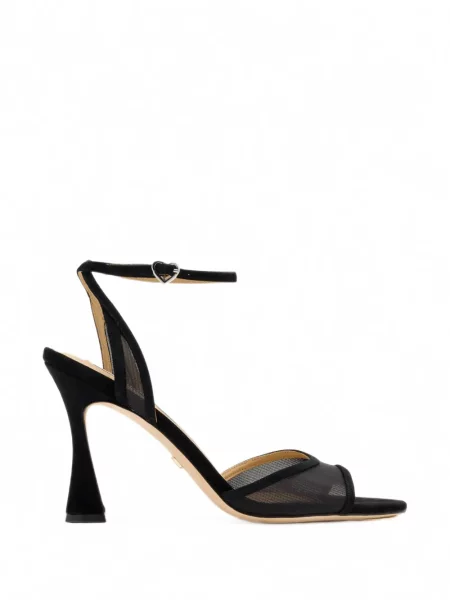 Sandale Badgley Mischka din piele de căprioară negru