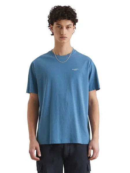 Marc O'Polo DENIM Tričko kráľovská modrá biela