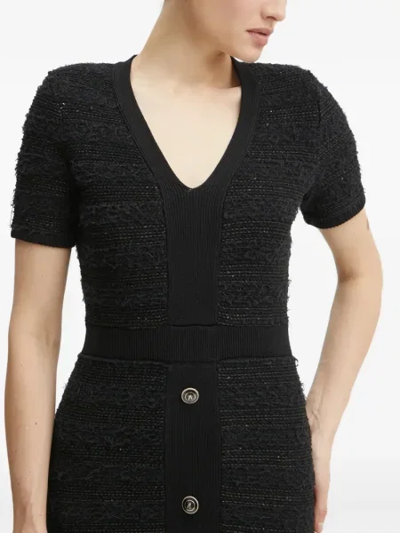 Rochie mini Marciano scurtă de costum negru