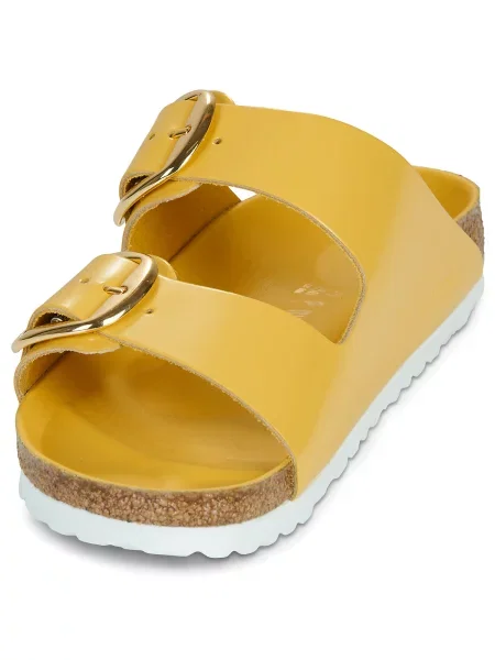 Šľapky Birkenstock s prackou žltá