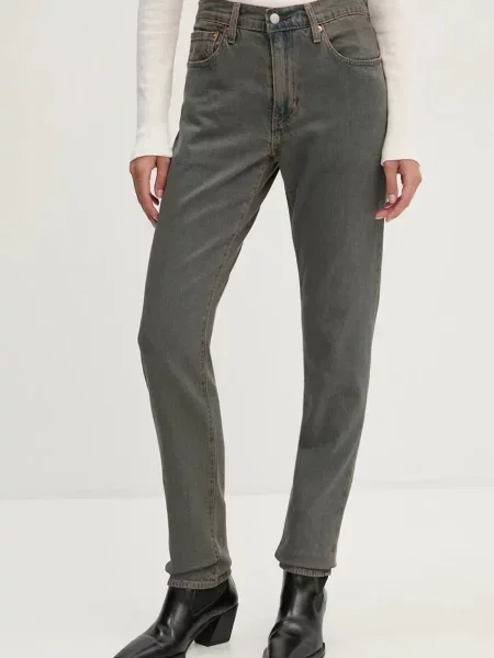 Levi's blugi slim fit pentru bărbați SLIM TAPER gri