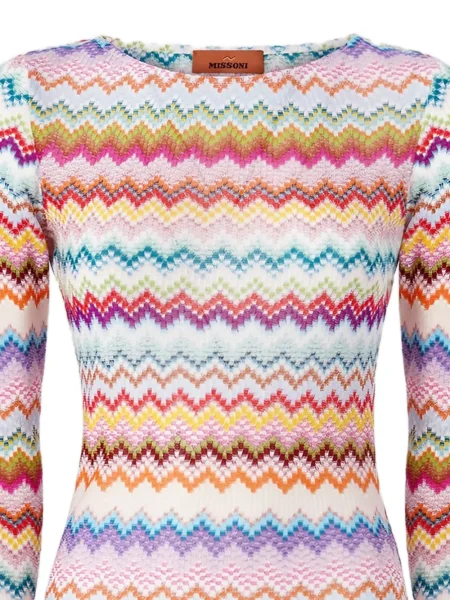 Rochie Missoni de costum alb