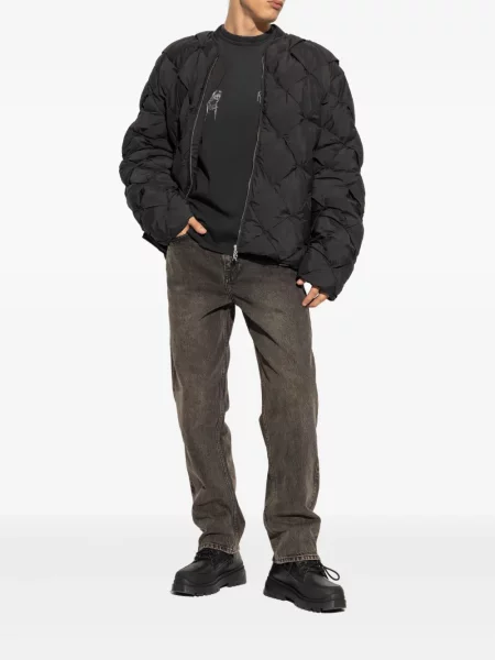 Botine Canada Goose cu șireturi din piele negru