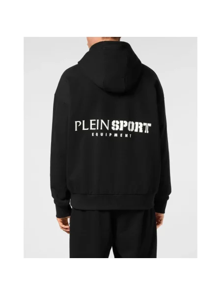 Bluza z kapturem Plein Sport czarna