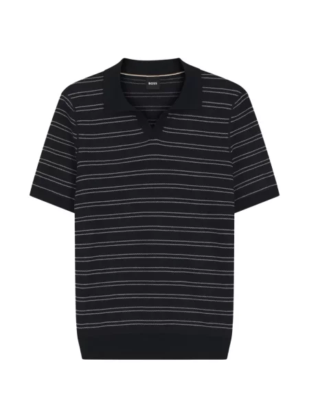 Tricou Boss cu dungi albastru