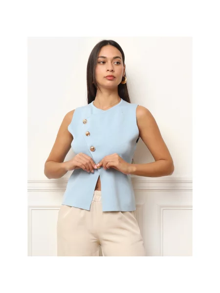 Top La Modeuse plava