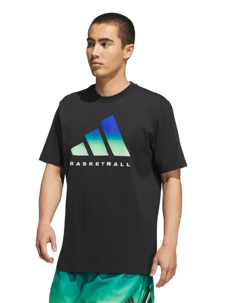 ADIDAS SPORTSWEAR Funkcionalna majica modra / meta / majnica črna