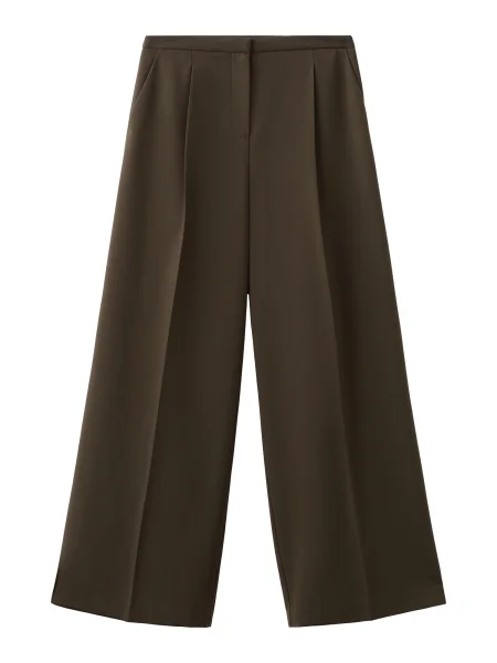 MANGO Pantaloni cu dungă MINA ciocolatiu