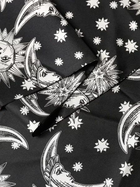 Шал Dolce & Gabbana с ресни черно