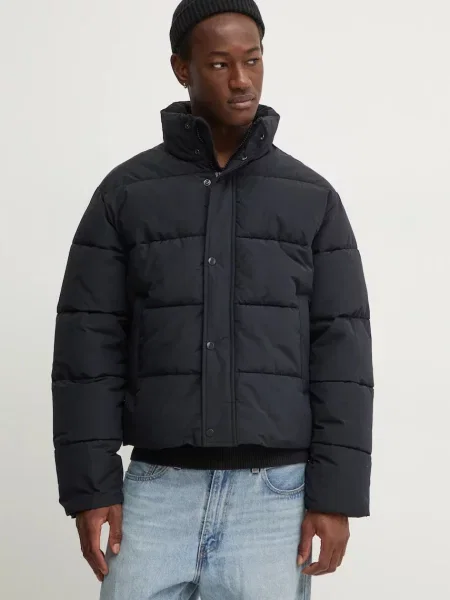 Bunda Abercrombie & Fitch zimní oversize černá