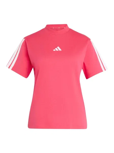ADIDAS SPORTSWEAR Tricou ESSENTIALS BOYFRIEND roz neon alb